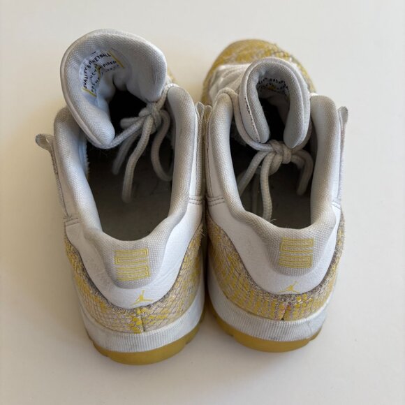 Nike Air Jordan 11 Retro Low “Snakeskin Yellow” (GUC) - Picture 6 of 6
